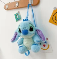 Cute Blue Stitch Plush Girls Backpack | giftway