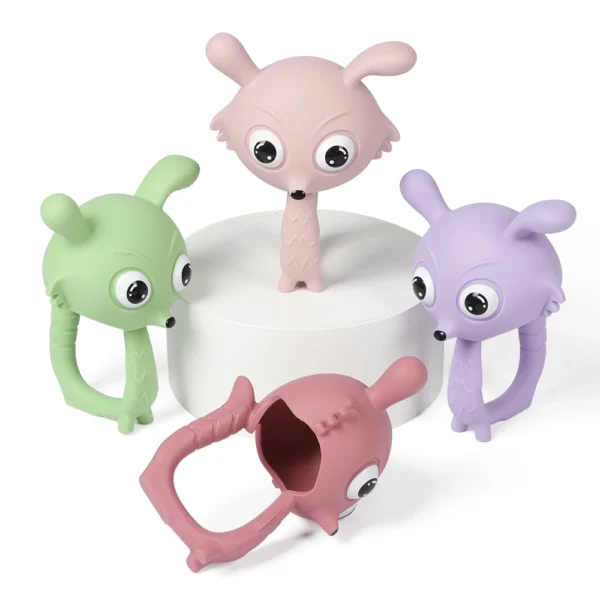 Cute Fox Silicone Teething Toy | Giftway