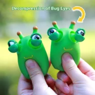 Cute Green Slug Ejecting Eyeballs Fidget Squeeze Toy | KE