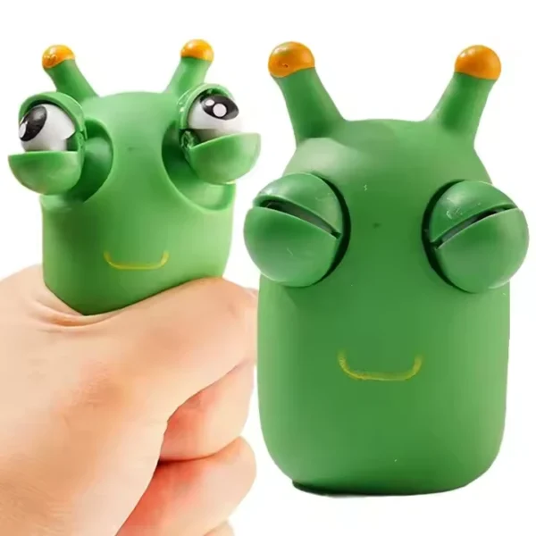 Cute Green Slug Ejecting Eyeballs Fidget Squeeze Toy | Giftway