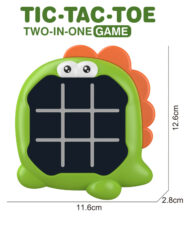 Dinosaur Tic Tac Toe Family Fun Board game | Green