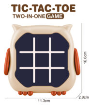 Dinosaur Tic Tac Toe Family Fun Board game | Brown