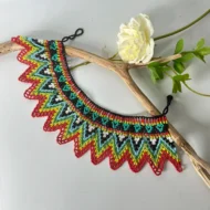 Handmade Boho Tribal Statement African Necklace | NBO