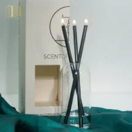 Luminous Flame Refillable Glass Table Lantern | Giftway