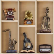 Luxury African Resin Instruments Decor | NBO