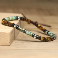 Minimalist African Turquoise Stone Healing Bracelet | Giftway
