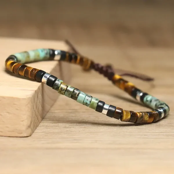 Minimalist African Turquoise Stone Healing Bracelet | Giftway