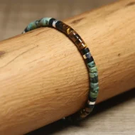 Minimalist African Turquoise Stone Healing Bracelet | NBO