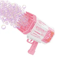 Outdoor Water Toy Bubble Machine Gun for Kids | pink