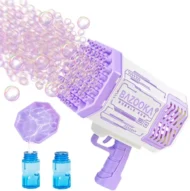 Outdoor Water Toy Bubble Machine Gun for Kids | Purple