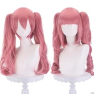 Perona-Inspired Smoke Pink Double Ponytail Cosplay Wig | NBO
