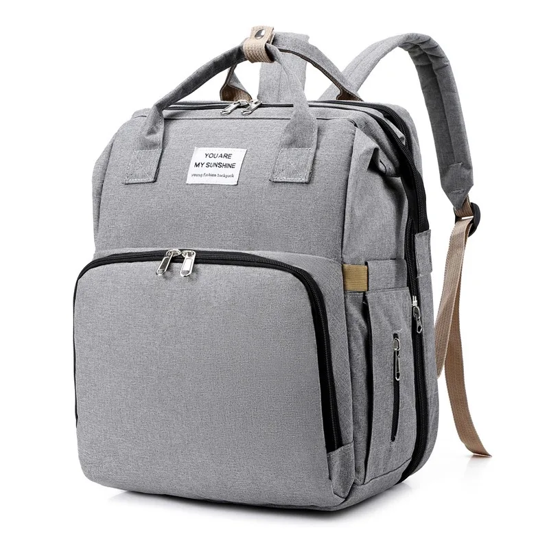 Portable Waterproof Multifunctional Daiper Bag | Grey