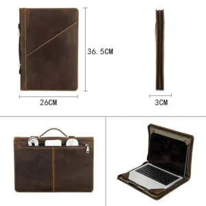 Vintage Genuine Leather Sleeve Laptop Cover 1 Vintage Genuine Leather Sleeve Laptop Cover | Specs