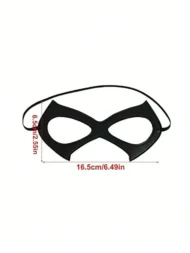 Womens Black Leather Masquerade Cat Mask | Specs