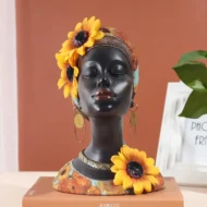 African Women Statue Modern Art Figure Decor | Design 1