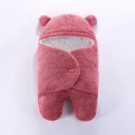 Cashmere Unisex Newborn Baby Wrap Blanket | Pink