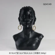 African Women Statue Modern Art Figure Decor | Design 7