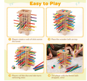Colorful Dropball Game Perfect For Family | instructions