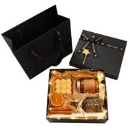Best kenya Gift Sets Black Botanicals Scented Gift Set with Candles Set, Aroma Reed Diffuser and Dried Botanicals