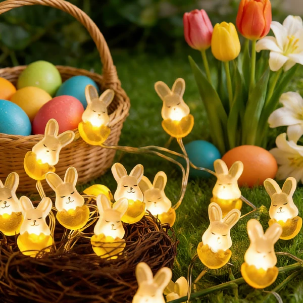 Hatching Rabbit LED Easter Decorative String Light at Giftwa Kenya