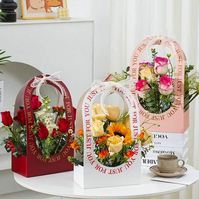 Just For You Elegant Flower Arrangement Basket, Gift Box & Display in Kenya