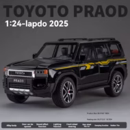 Black Toyota Land Cruiser Prado LC250 Diecast Alloy Model