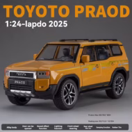 Orange Toyota Land Cruiser Prado LC250 Diecast Alloy Model