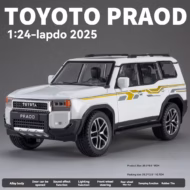 White Toyota Land Cruiser Prado LC250 Diecast Alloy Model